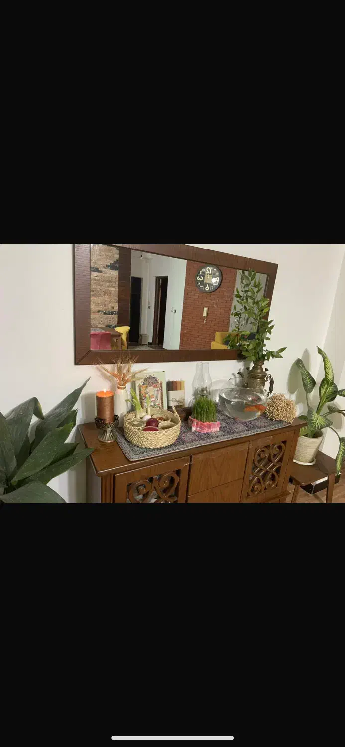 آینه کنسول|بوفه، ویترین، کنسول|رویان, |دیوار