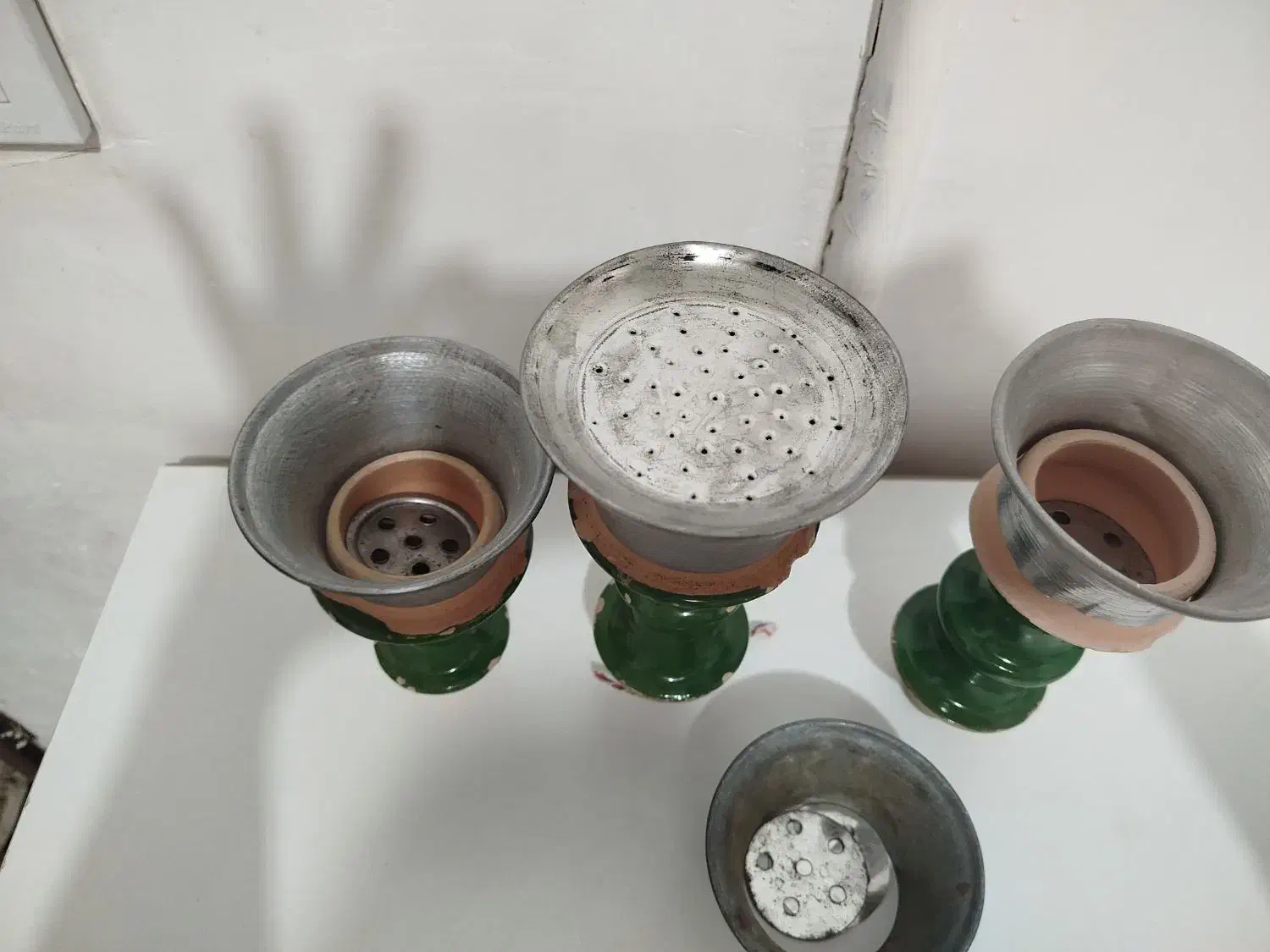 سری سفالی قلیان میوه ای نو|کلکسیون و سرگرمی|مشهد, گاز|دیوار