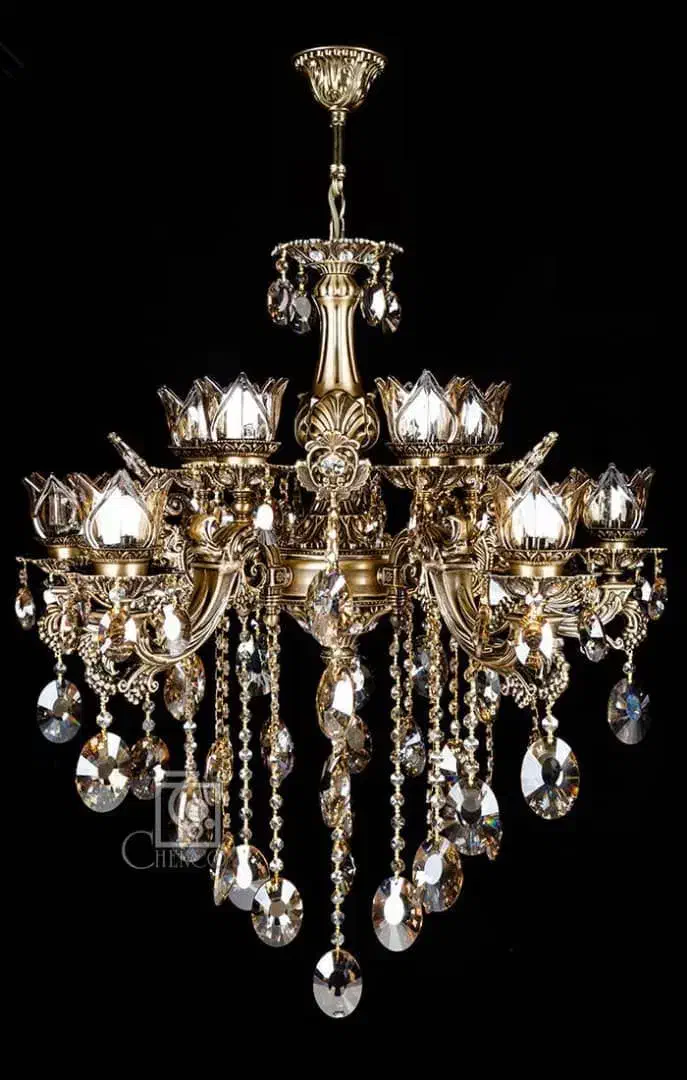 لوستر برنج|لوستر و چراغ آویز|خمینی‌شهر, |دیوار