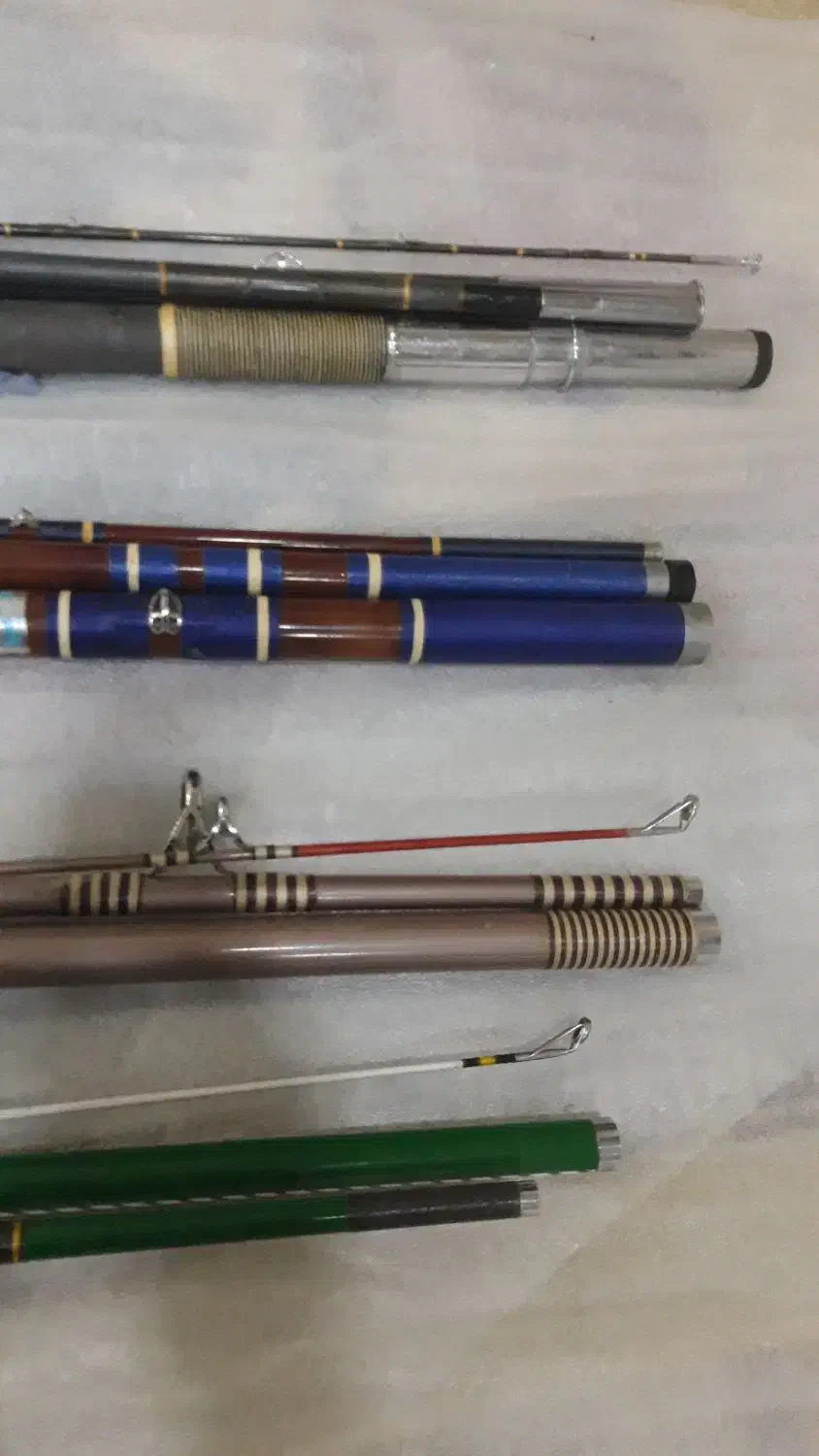 چوبهای سه تکه وچهارتکه کلکسیونی|ماهیگیری|برازجان, |دیوار