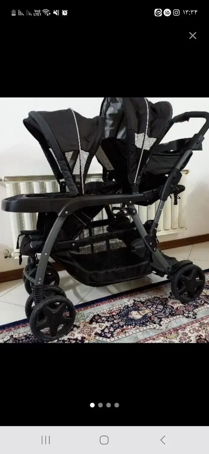 کالسکه دوقلو گراکو سالم|کالسکه و لوازم جانبی|مشهد, وکیل‌آباد|دیوار