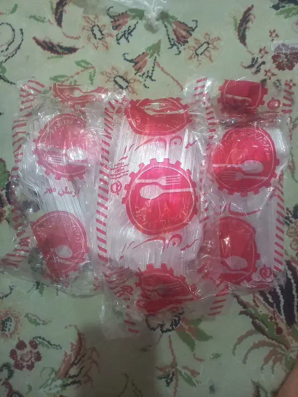 ۳ بسته چنگال پلاستیکی|ظروف نگهدارنده، پلاستیکی، یک‌بارمصرف|پرند, فاز ۴|دیوار