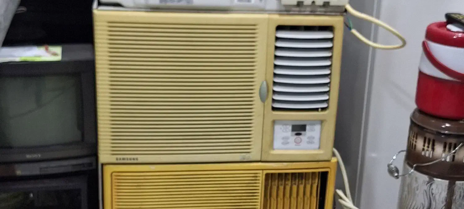 کولر سوخته پنجره.ای واسپلیت الجی  اونجرال سامسونگ|کولر گازی و فن‌کوئل|رشت, پورسینا|دیوار