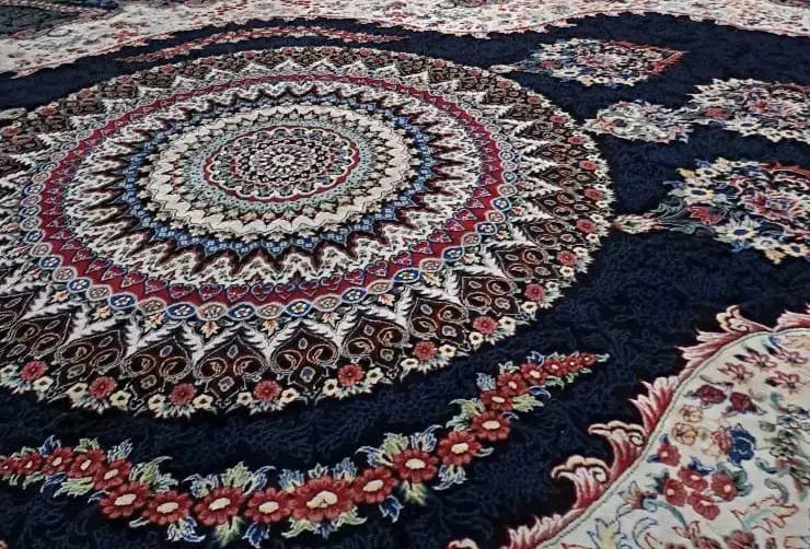 فرش کشمیر طرح شاهانه ۷۰۰ شانه ۳ عدد|فرش|دهدشت, |دیوار