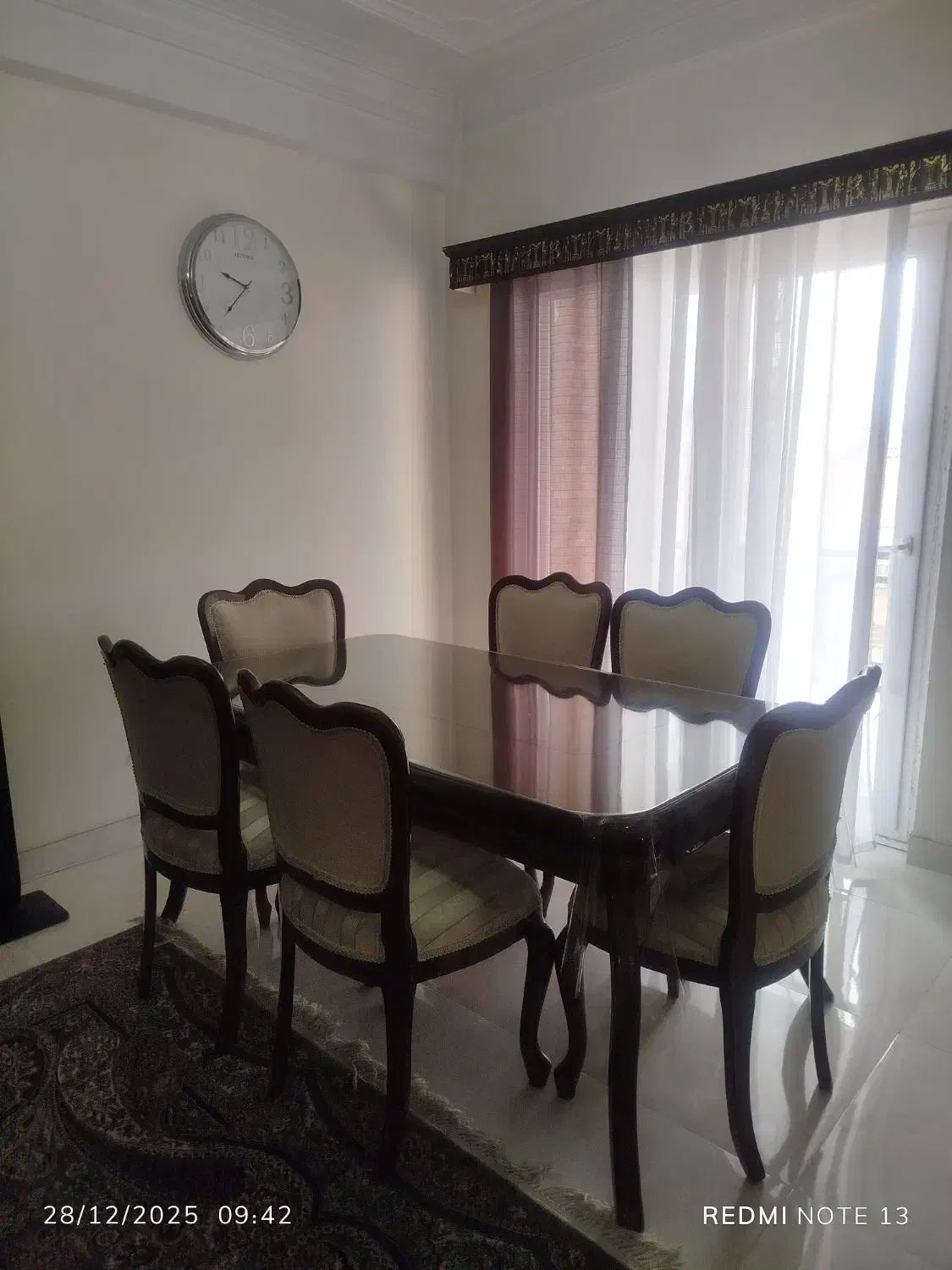 نهار خوری ۶نفره|میز و صندلی غذاخوری|نوشهر, |دیوار