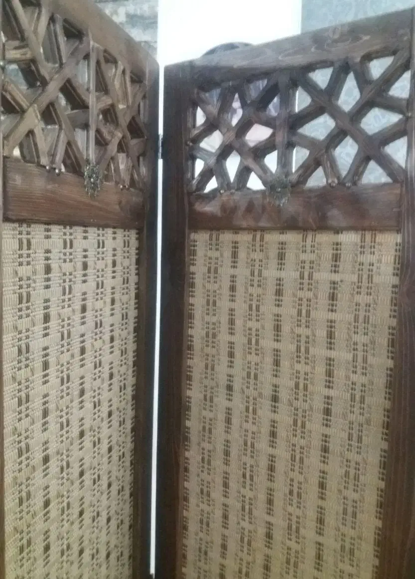 پارتیشن پاراوان دولنگه چوب روس گره چینی کار دست|صنایع دستی و سایر لوازم تزئینی|تهران, امانیه|دیوار