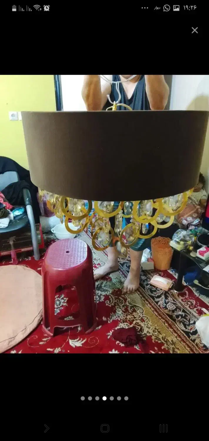 لوستر|لوستر و چراغ آویز|ایذه, |دیوار