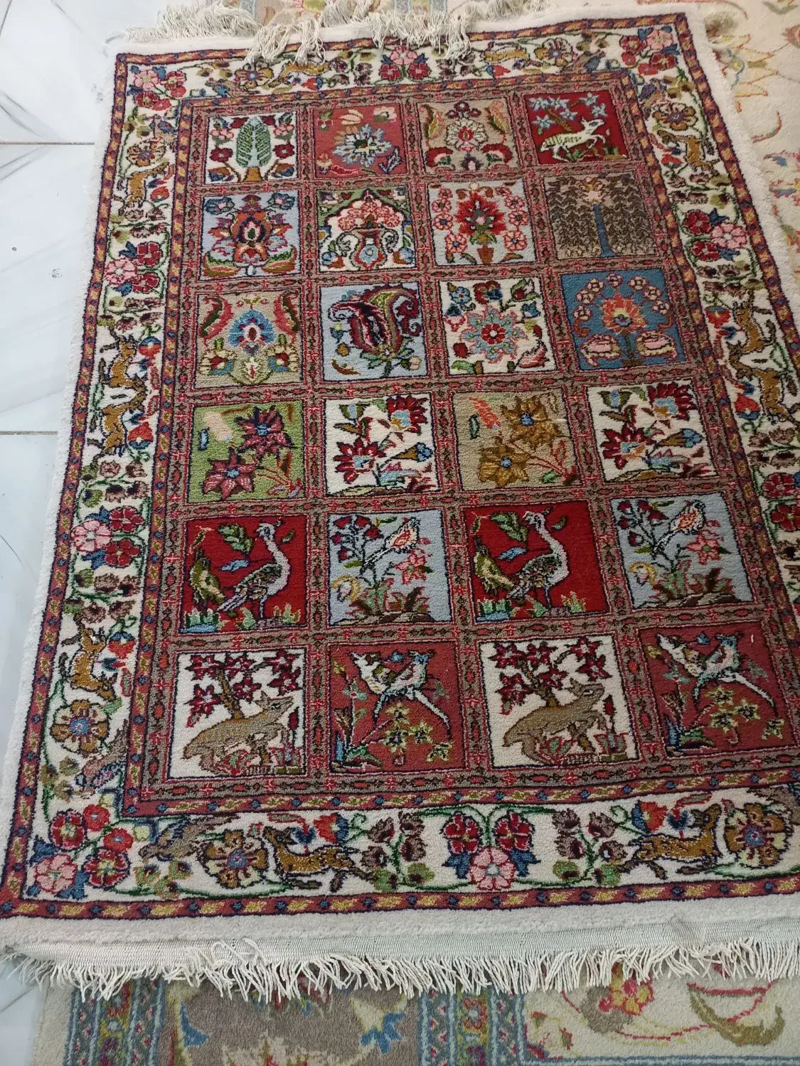 ی تخته فرش یک دریک نیم بفروش میرسد|فرش|گلپایگان, |دیوار