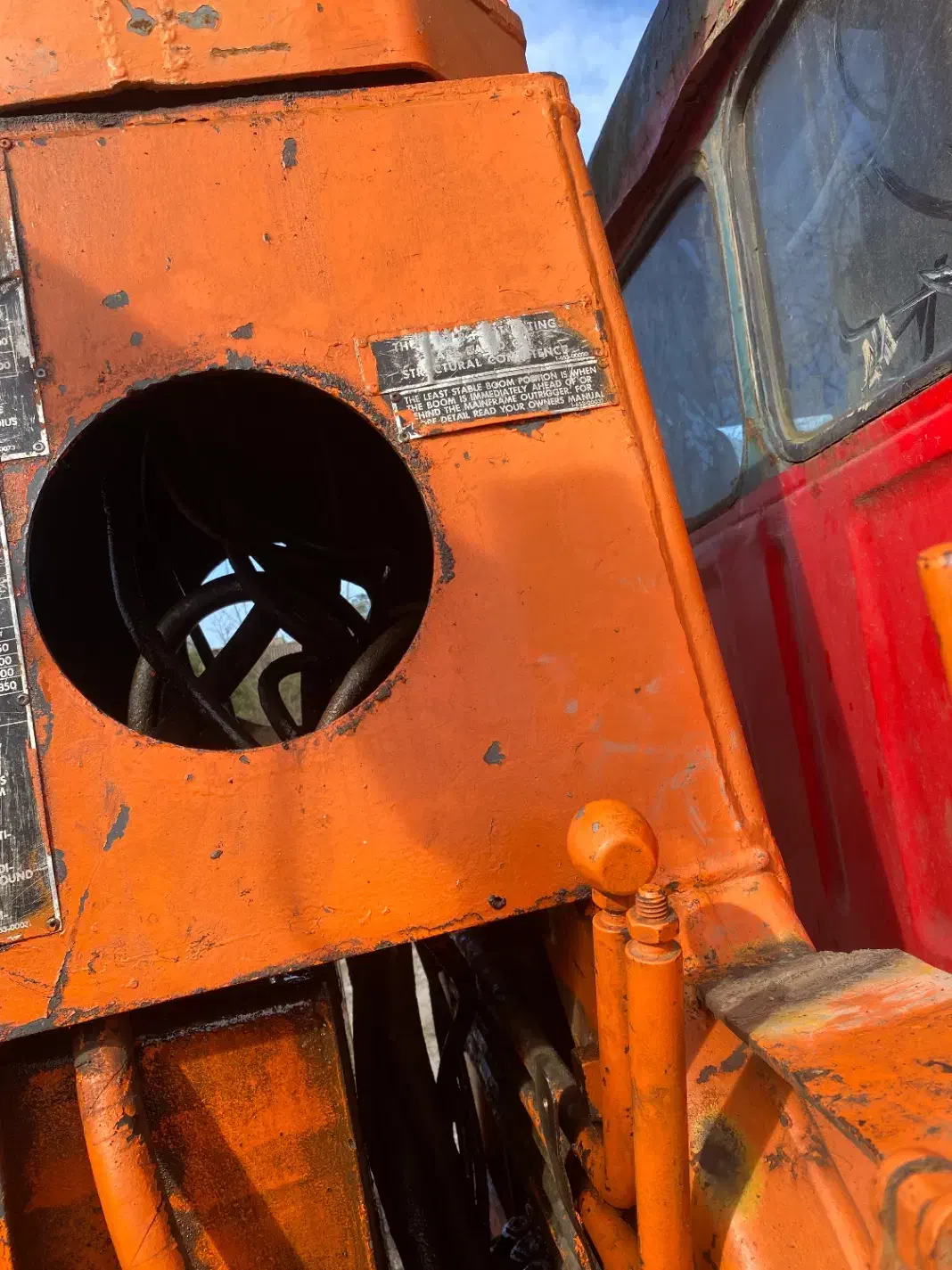 دکل جرثقیل|خودرو سنگین|رشت, پل تالشان|دیوار