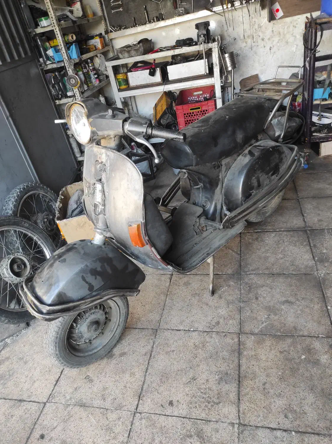 وسپا 200 مدارک دار مزایده هندا|موتورسیکلت|خاوران, |دیوار