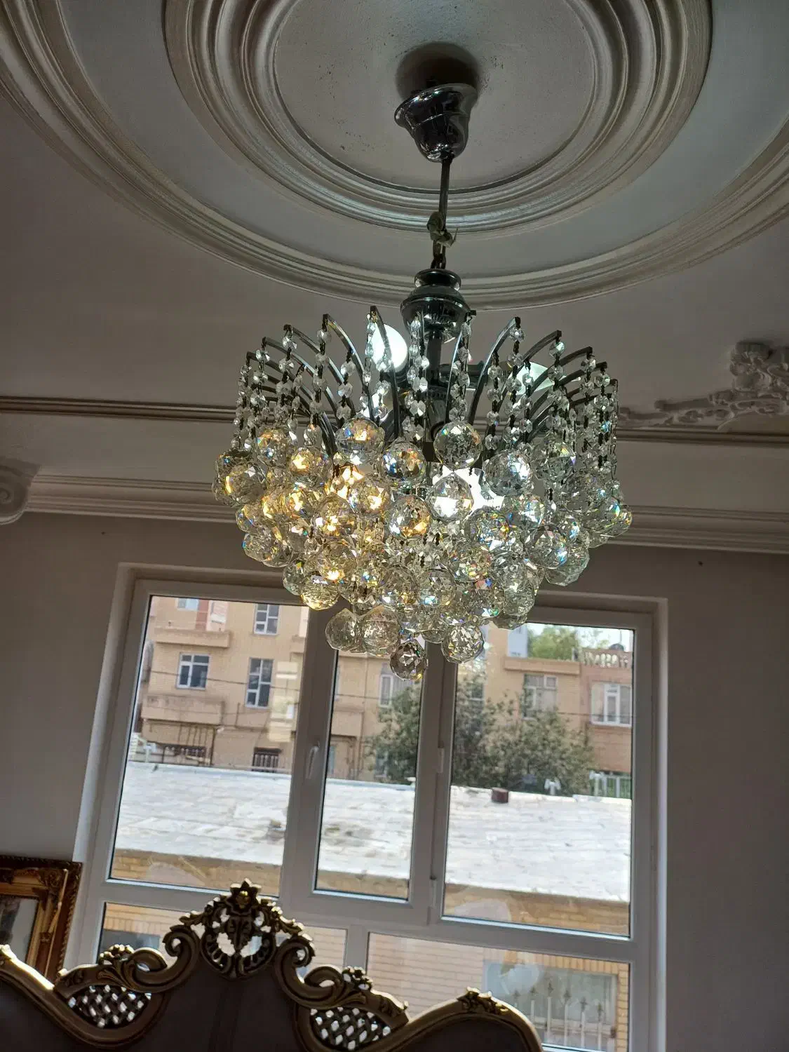 لوستر ۶ شاخه زیبا|لوستر و چراغ آویز|اردبیل, |دیوار