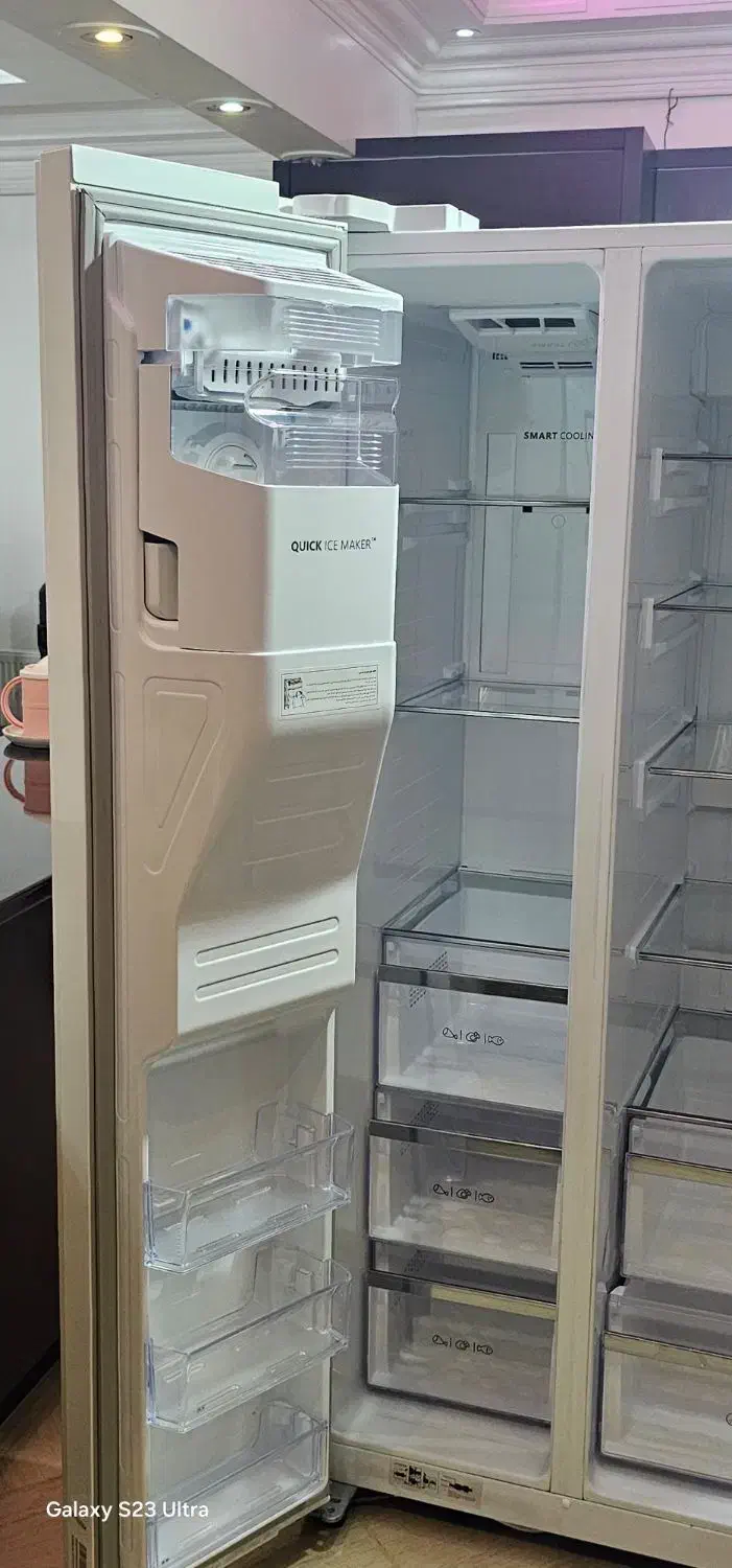 یخچال ساید اسنوا در حد نو|یخچال و فریزر|رومشکان, |دیوار