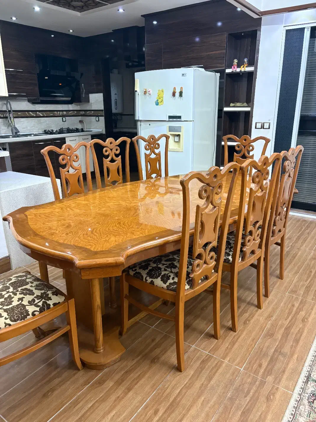 میزناهارخوری ۸ نفره بسیار شیک|میز و صندلی غذاخوری|تنکابن, |دیوار