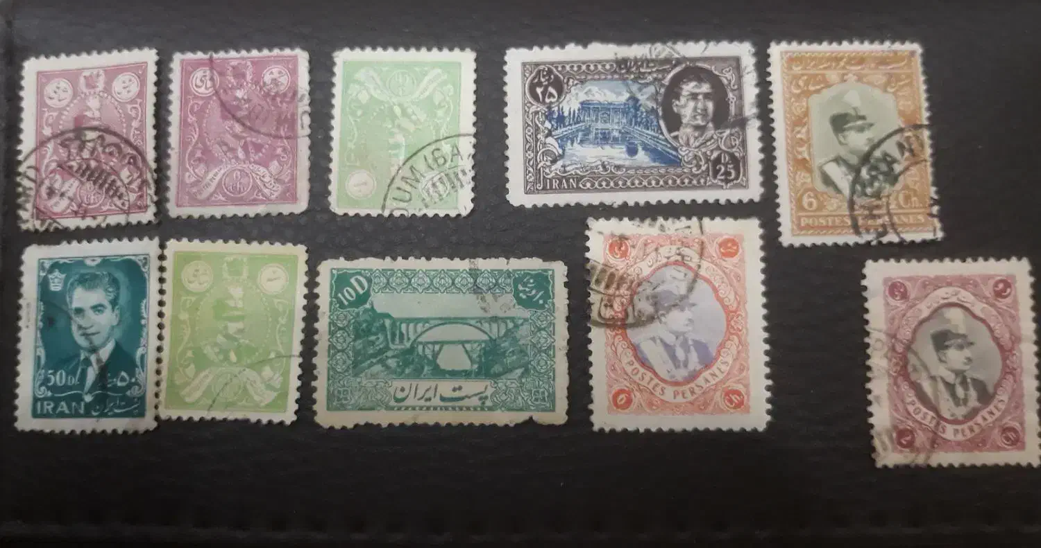 تمبر قدیمی|کلکسیون سکه، تمبر، اسکناس|قزوین, |دیوار