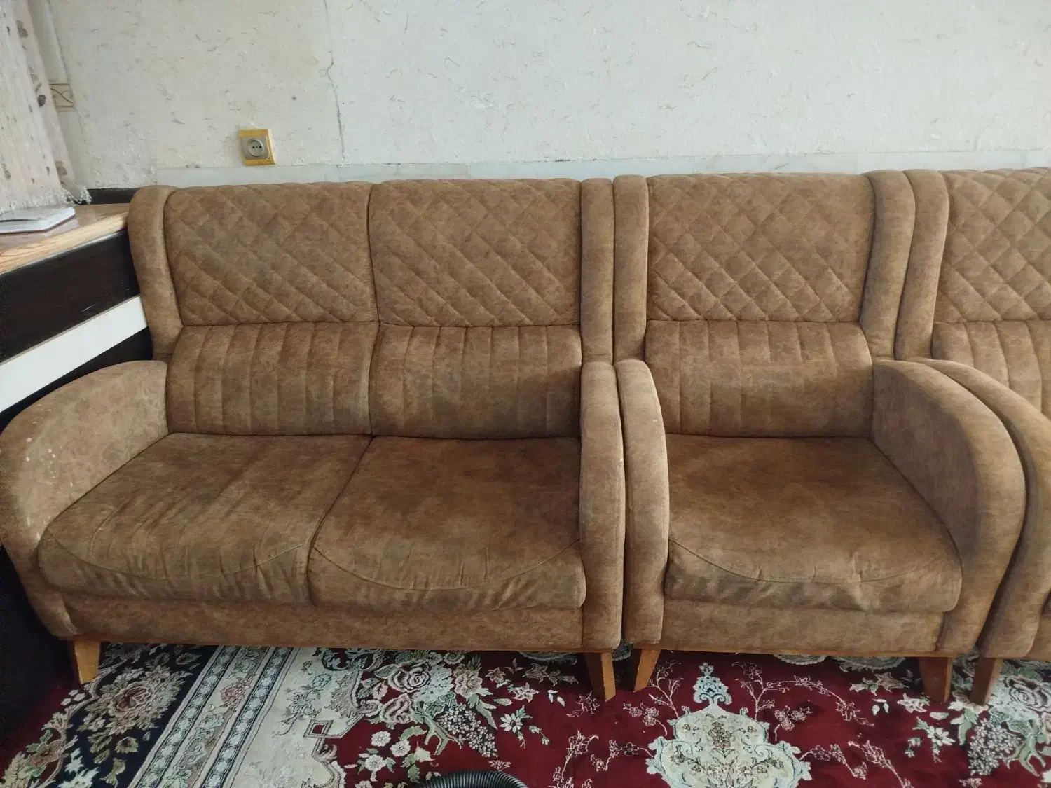 مبل راحتی هفت نفره|مبلمان خانگی و میز عسلی|اردکان, |دیوار