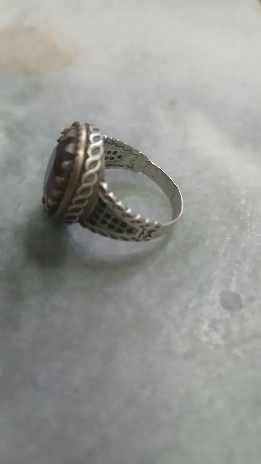 انگشتر نقره اناری|جواهرات|بهارستان, |دیوار