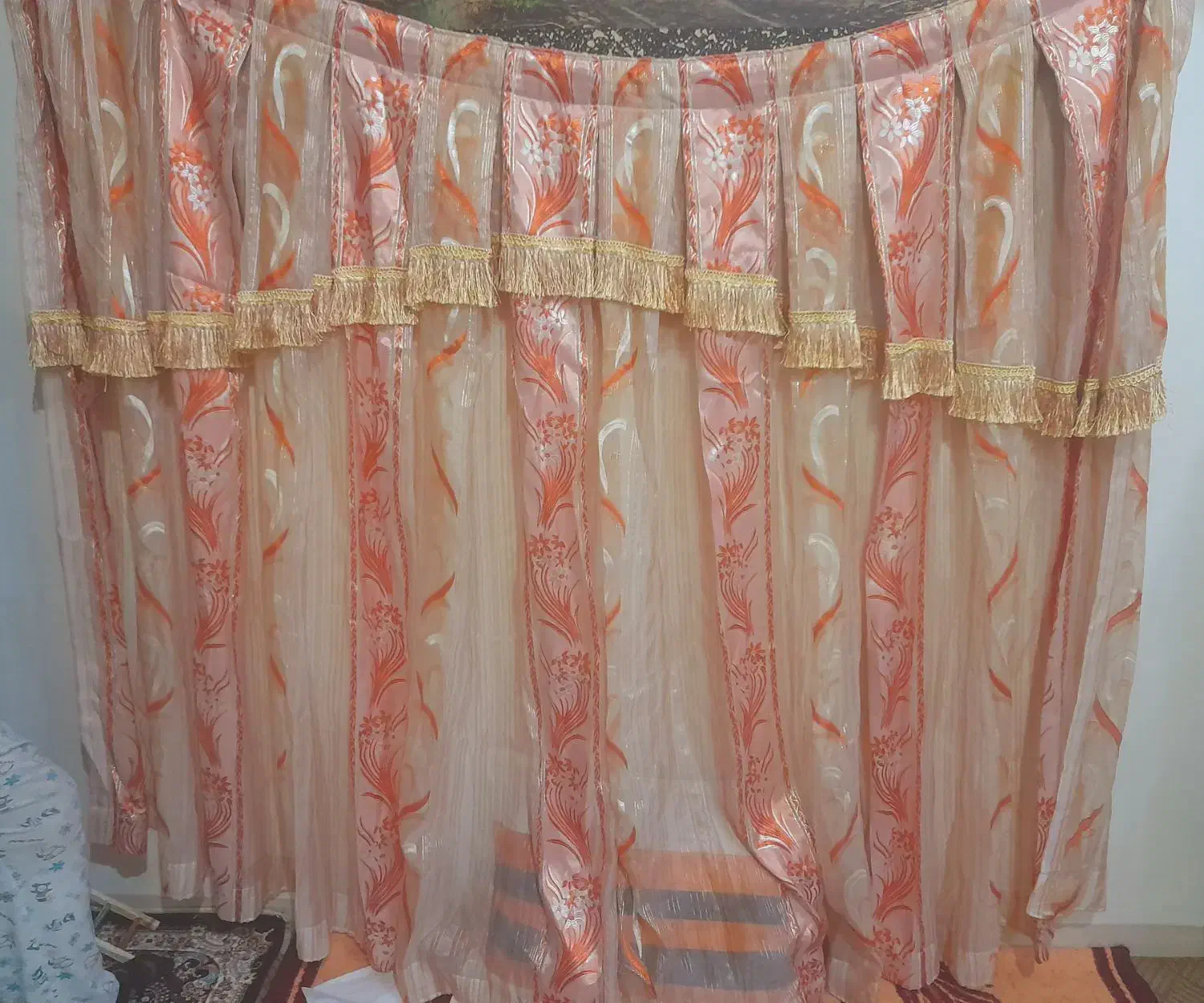 پرده شیک و زیبا کاملا نوبرای اتاق خواب و آشپزخانه|پرده، رانر، رومیزی|تهران, نعمت‌آباد|دیوار