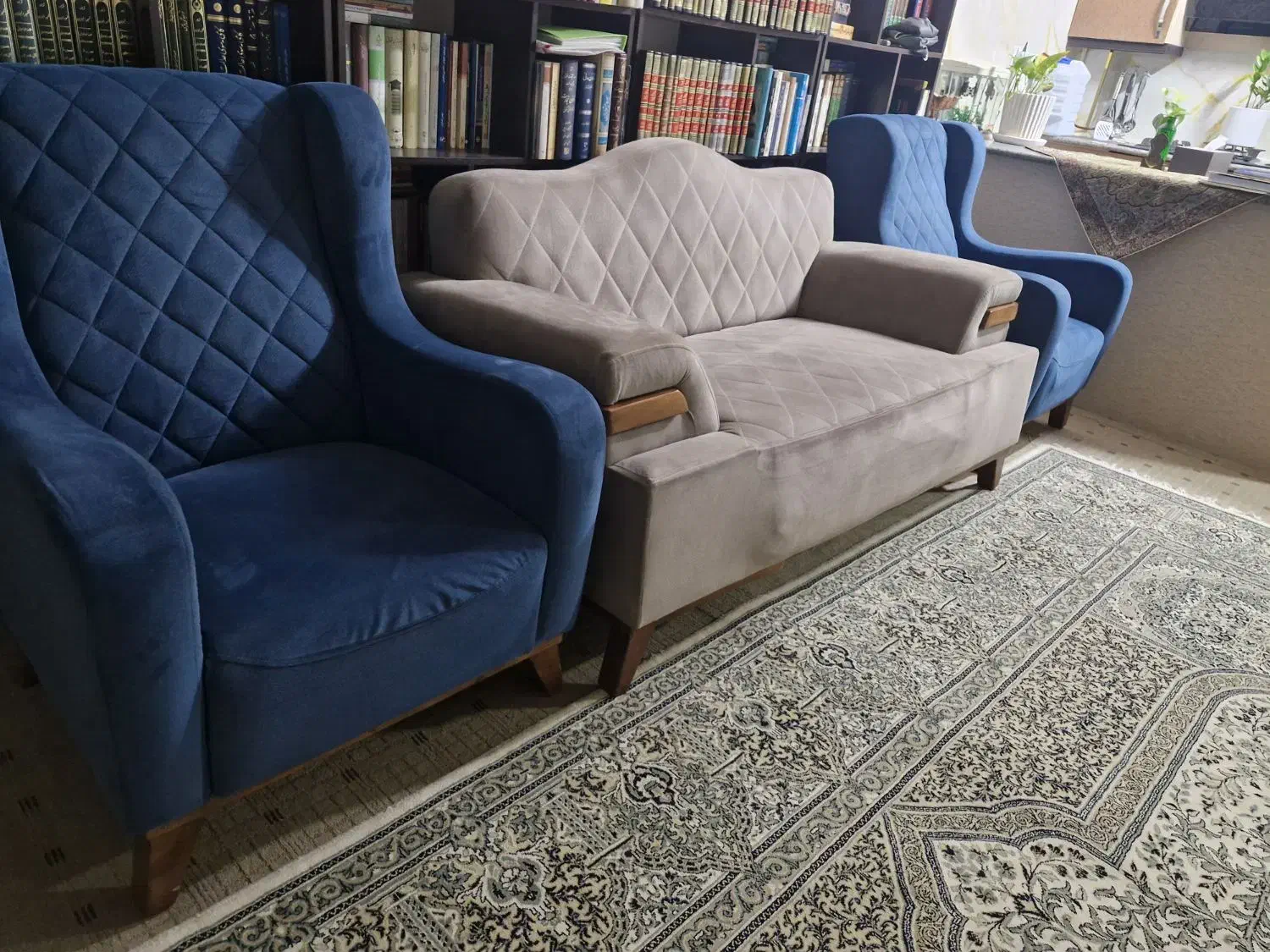 مبل نیم ست|مبلمان خانگی و میز عسلی|قم, پردیسان|دیوار