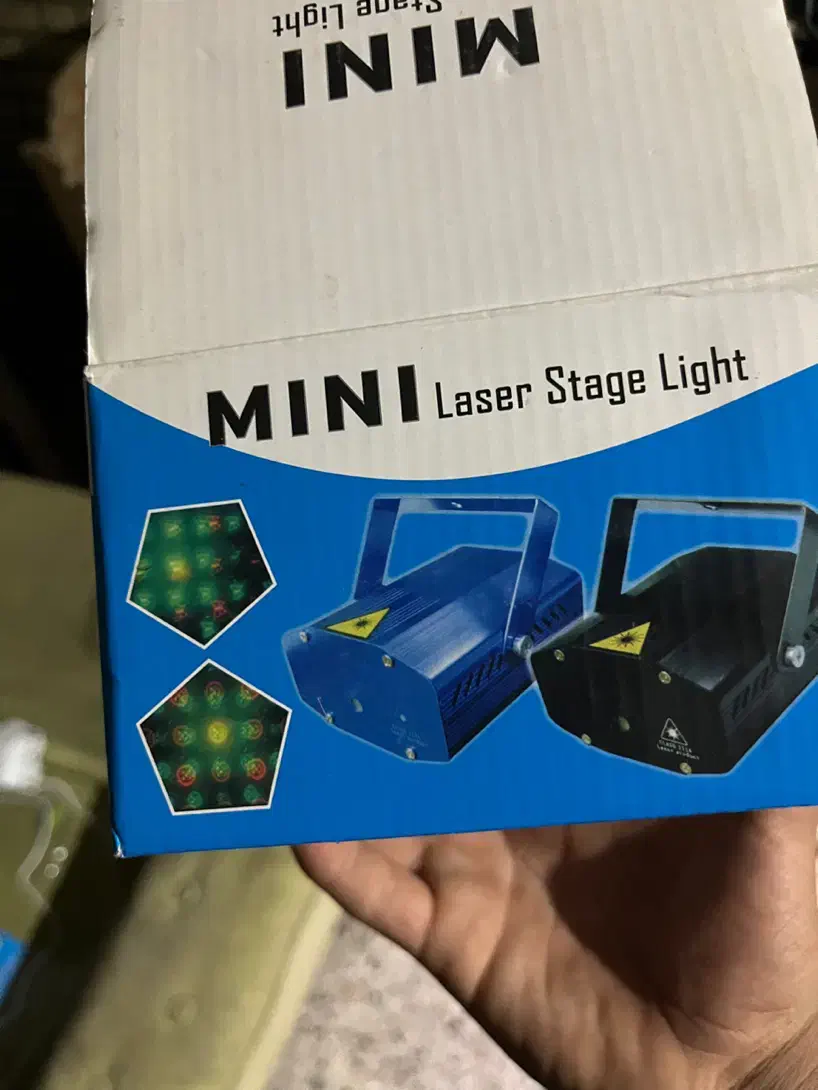 لیزر طرح دار فن دار با رقص نور زیبا|ریسه و چراغ تزئینی|نجفآباد, نمازی|دیوار