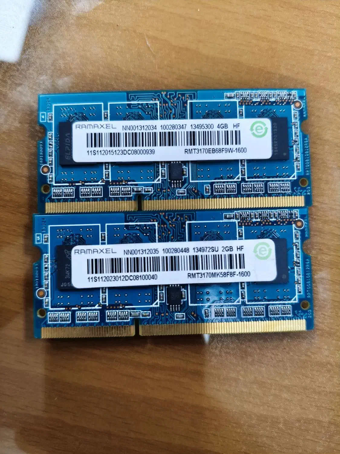 دو عدد رم لپ تاپ 4G +2G DDR3 1600|قطعات و لوازم جانبی رایانه|تهران, سنائی|دیوار