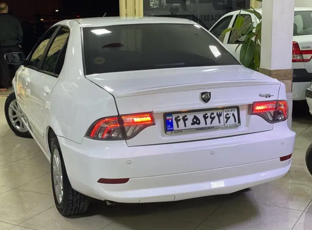 سمند سورن پلاس موتور پارس/XU7P/سفید خشک|خودرو سواری و وانت|تهران, صادقیه|دیوار