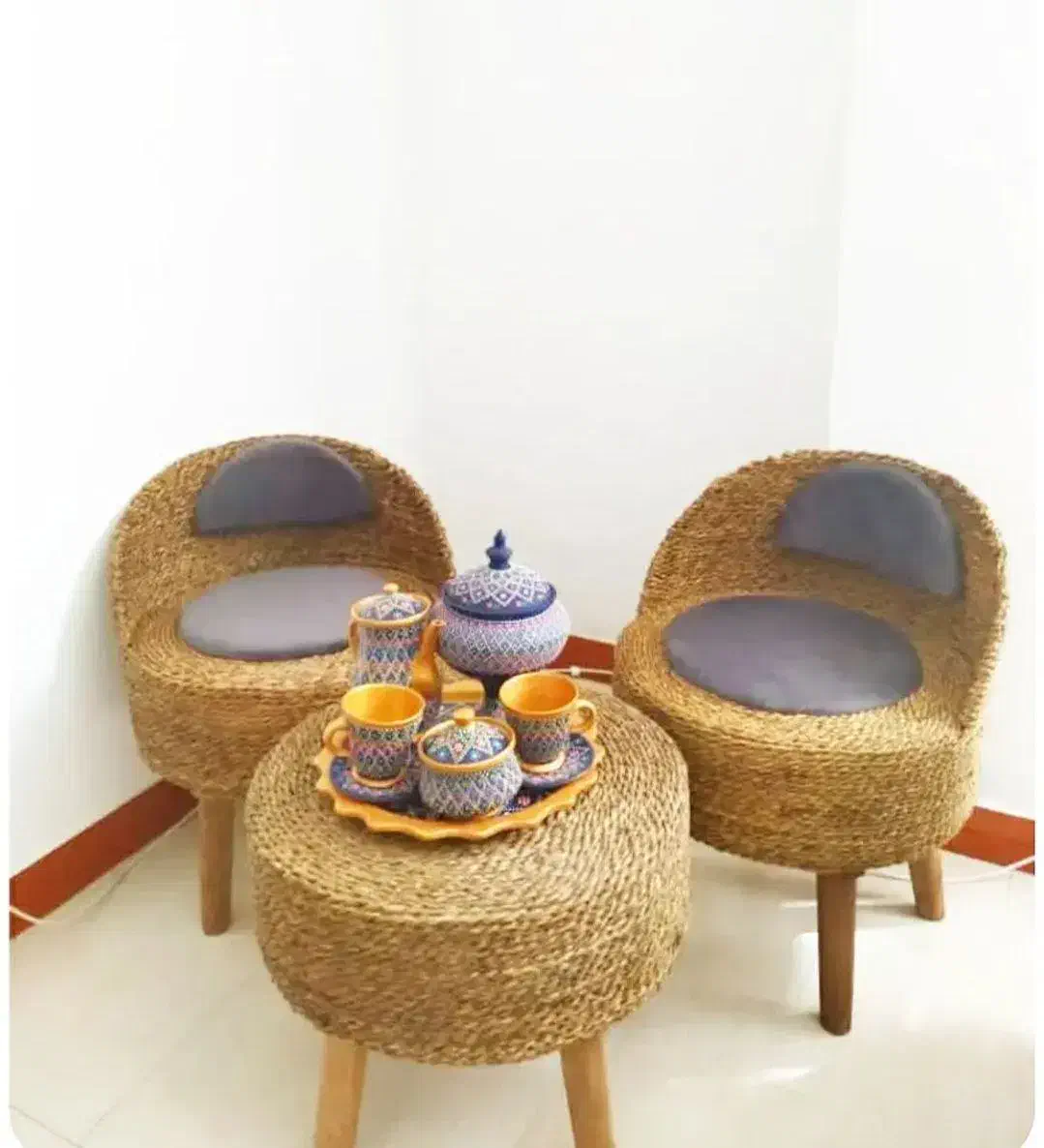 صندلی حصیری|میز و صندلی غذاخوری|تهران, شهرک آزمایش|دیوار