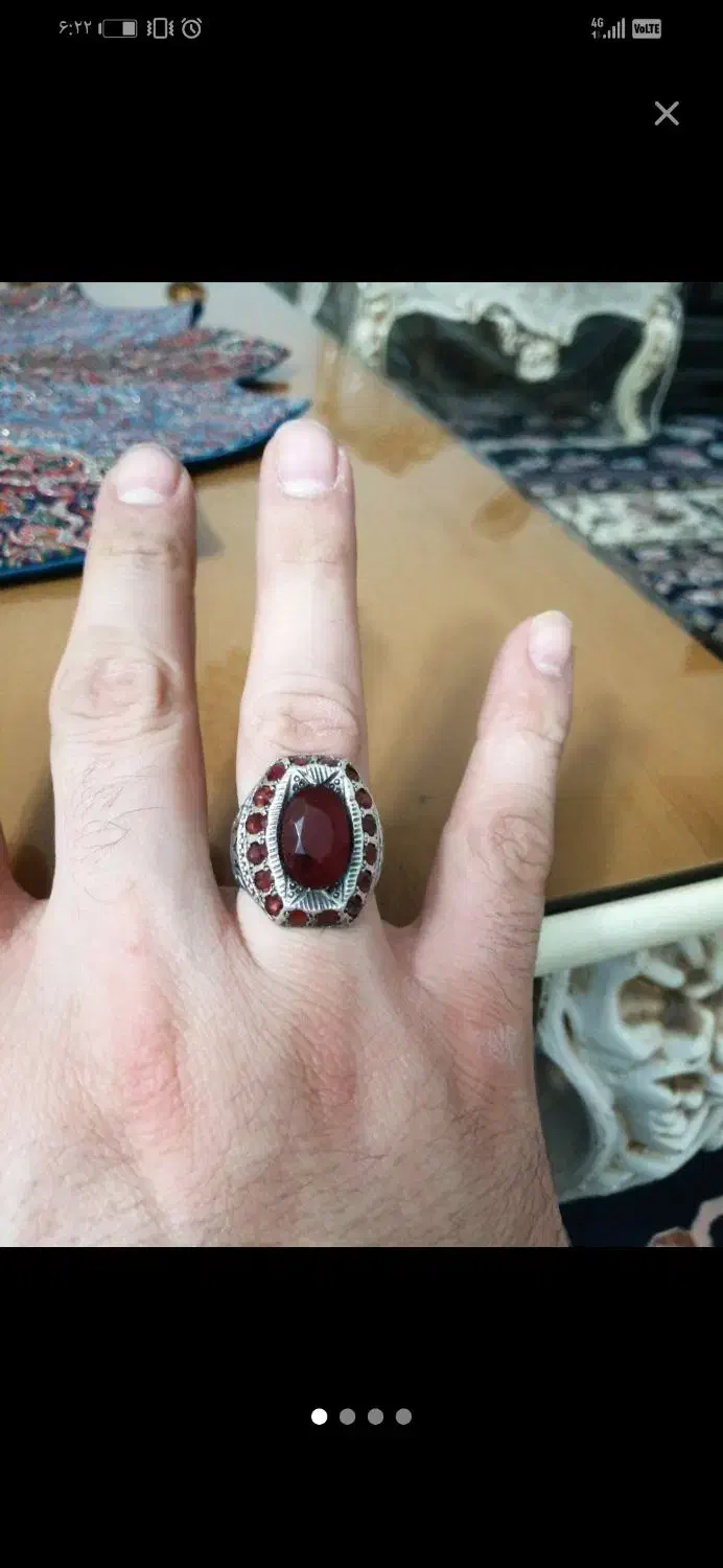 انکشتر یاقوت سرخ اصل|جواهرات|قرچک, مهدیه|دیوار