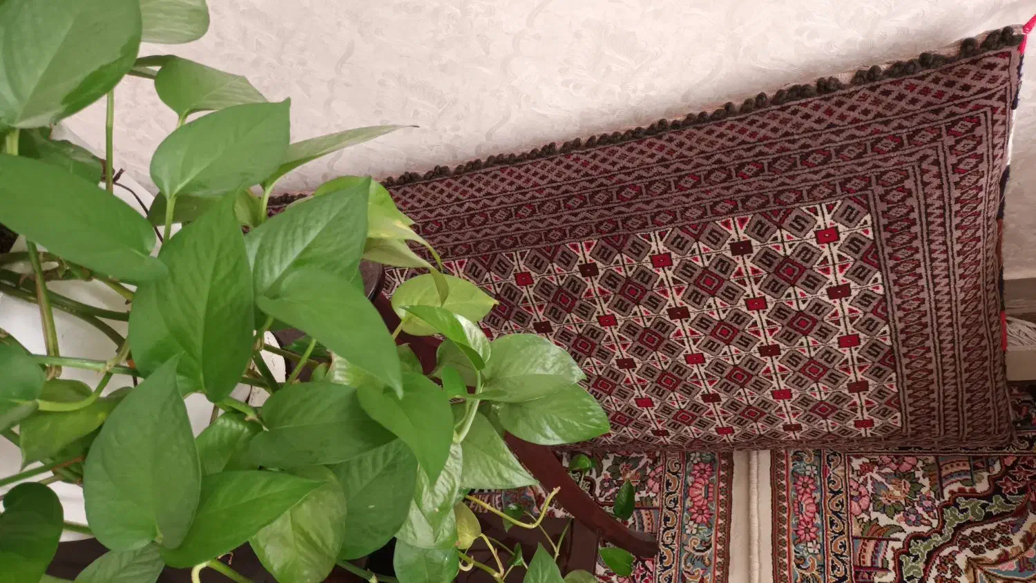 دو جفت پشتی دستبافت کرک|پشتی|ورامین, ورامین|دیوار