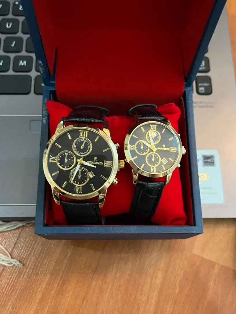 ساعت ست تاریخ فعال بندی چرمی قیمت مناسب کادویی|ساعت|فردیس, ثابتی|دیوار