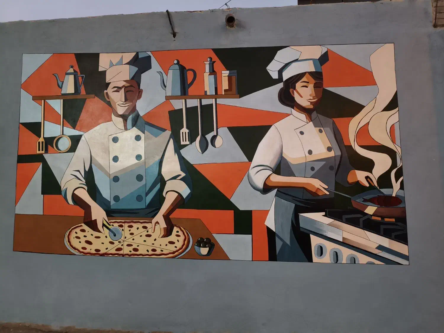 پتینه و نقاشی دیواری|خدمات پیشه و مهارت|شاهینشهر, مخابرات (شهید بهشتی)|دیوار