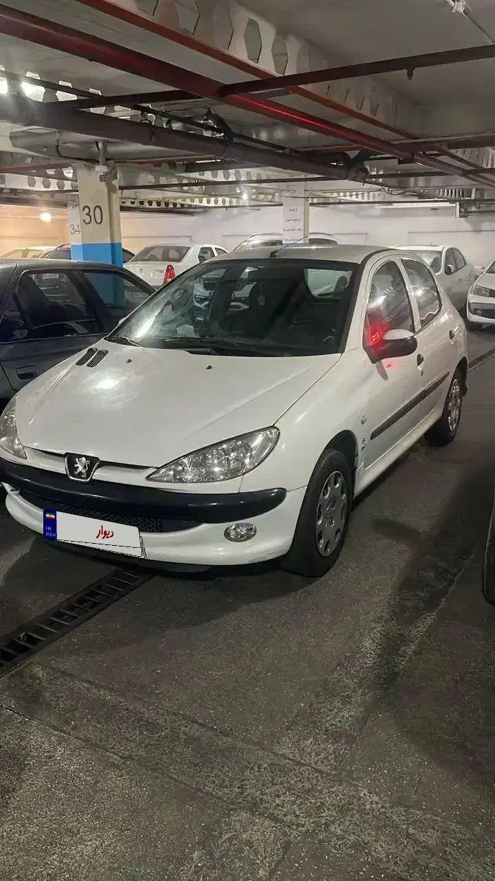 پژو 206 تیپ2 سفید مدل96|خودرو سواری و وانت|تهران, جهاد|دیوار