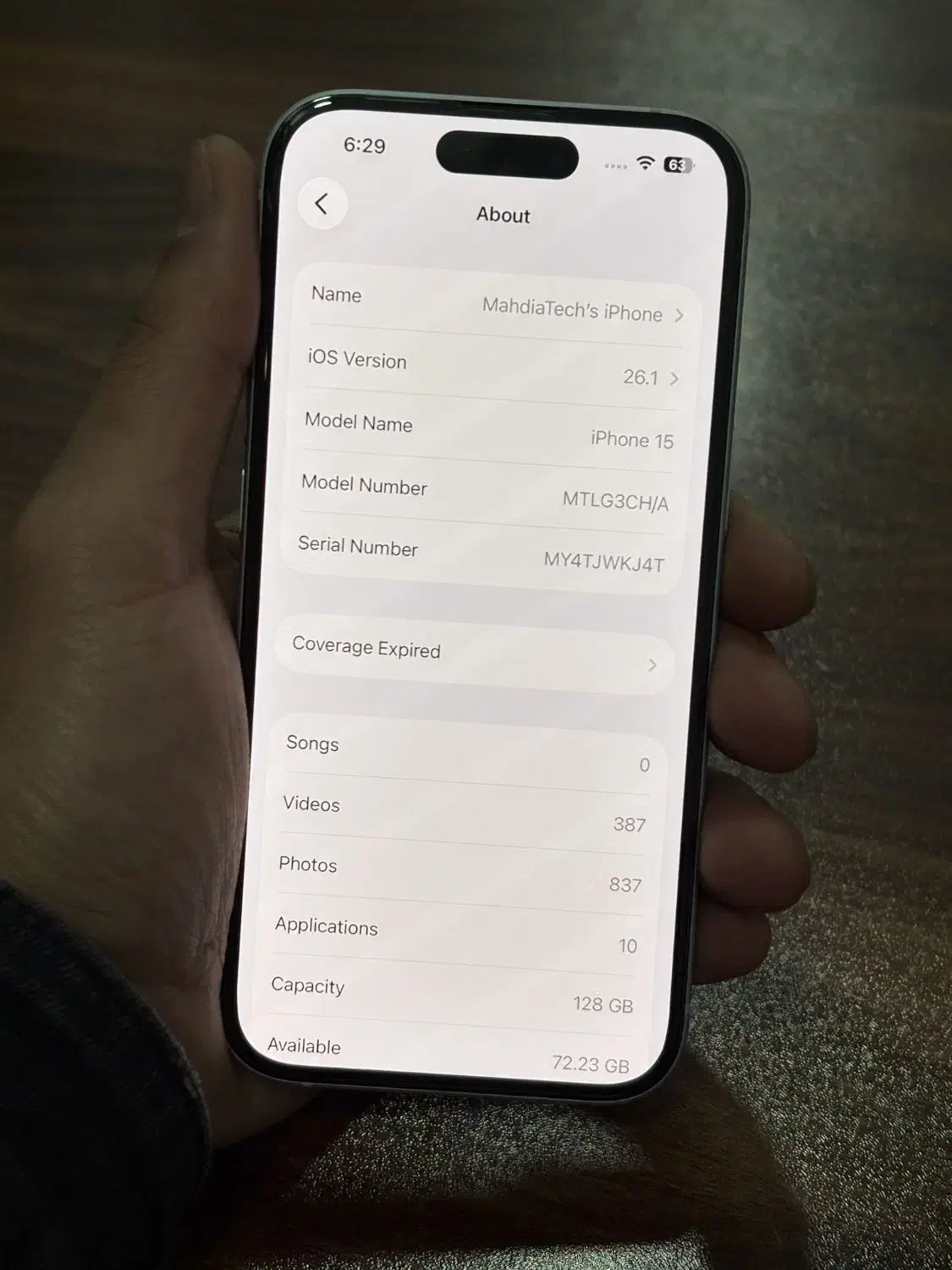 آیفون ۱۵ نرمال پک اصلی|موبایل|دامغان, |دیوار