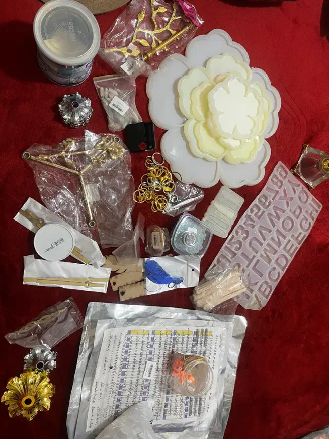 فروش وسایل رزین کار در خانه|صنایع دستی و سایر لوازم تزئینی|کرج, گلدشت|دیوار