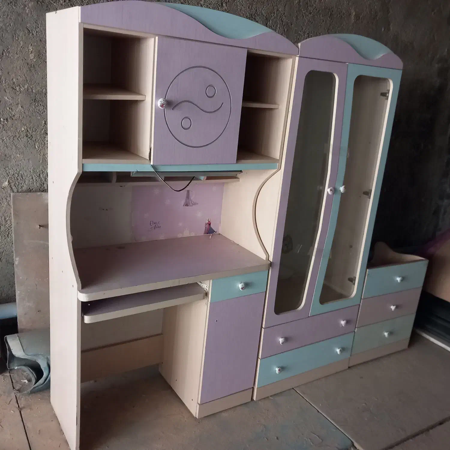 ست کمد کودک ونوجوان در حد نو|اسباب و اثاث بچه|چهارباغ, |دیوار