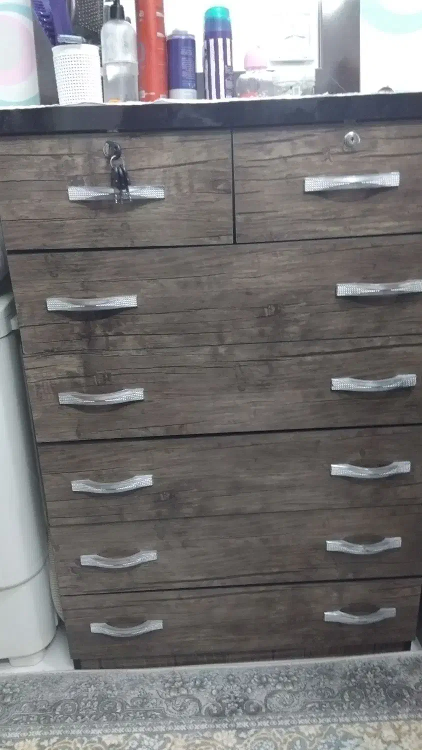 دلاور در حد نو ۷ کشویی|تخت و سرویس خواب|سبزوار, گلشن|دیوار