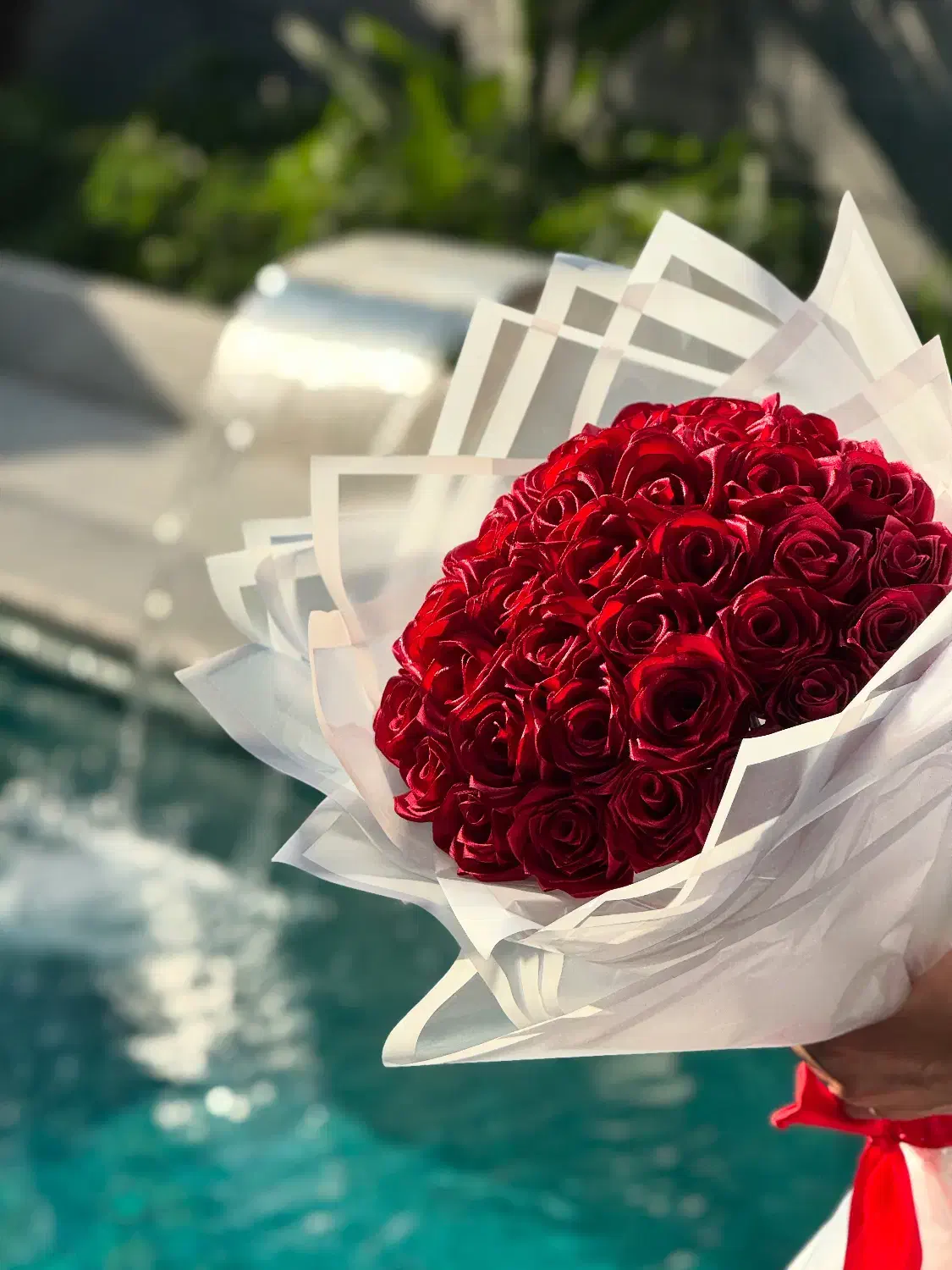 گل روبانی|گل مصنوعی|رشت, دیلمان|دیوار