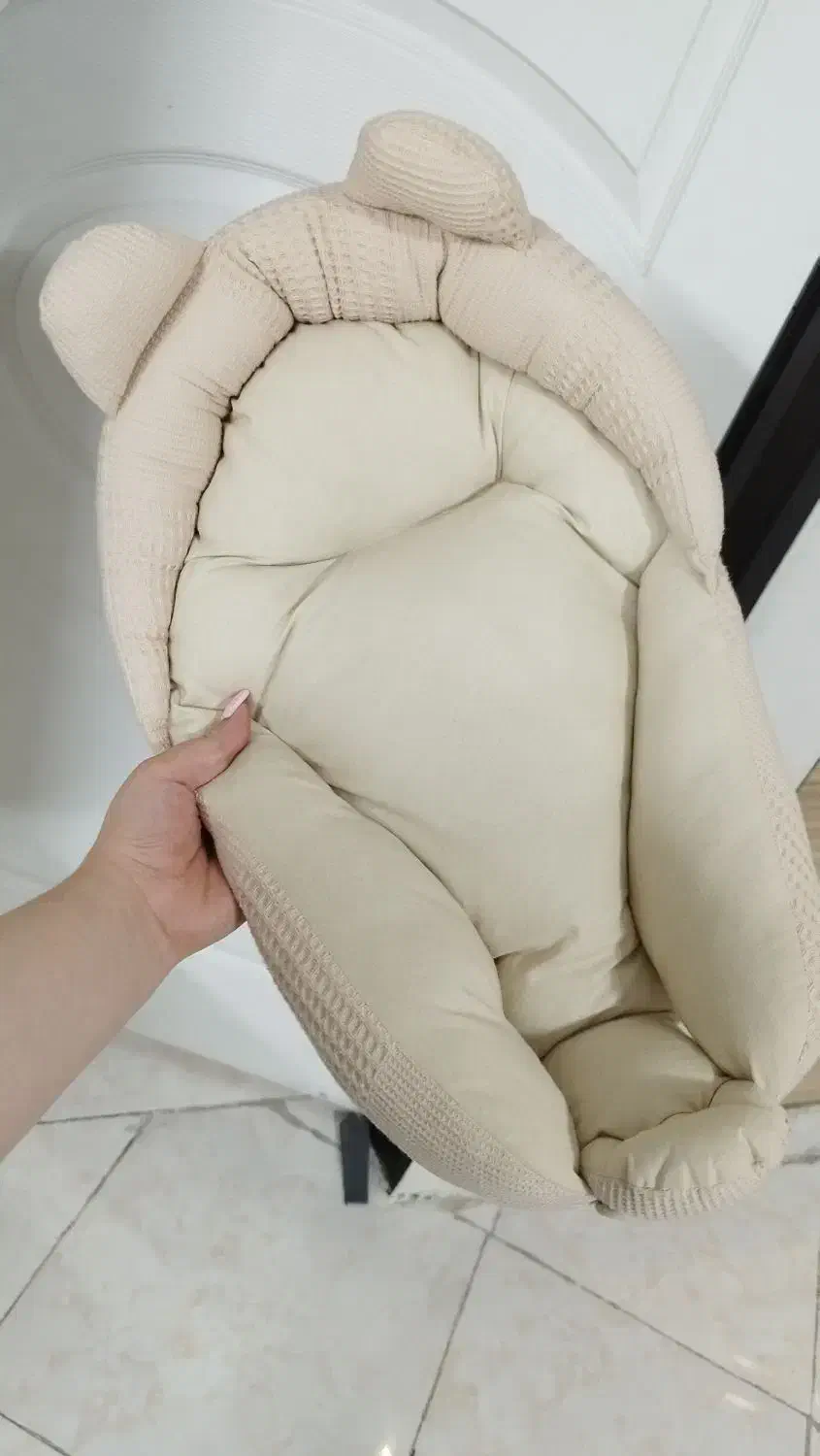 آغوشی و دورپیج کتان مناسب سیسمونی|اسباب و اثاث بچه|تهران, بلورسازی|دیوار