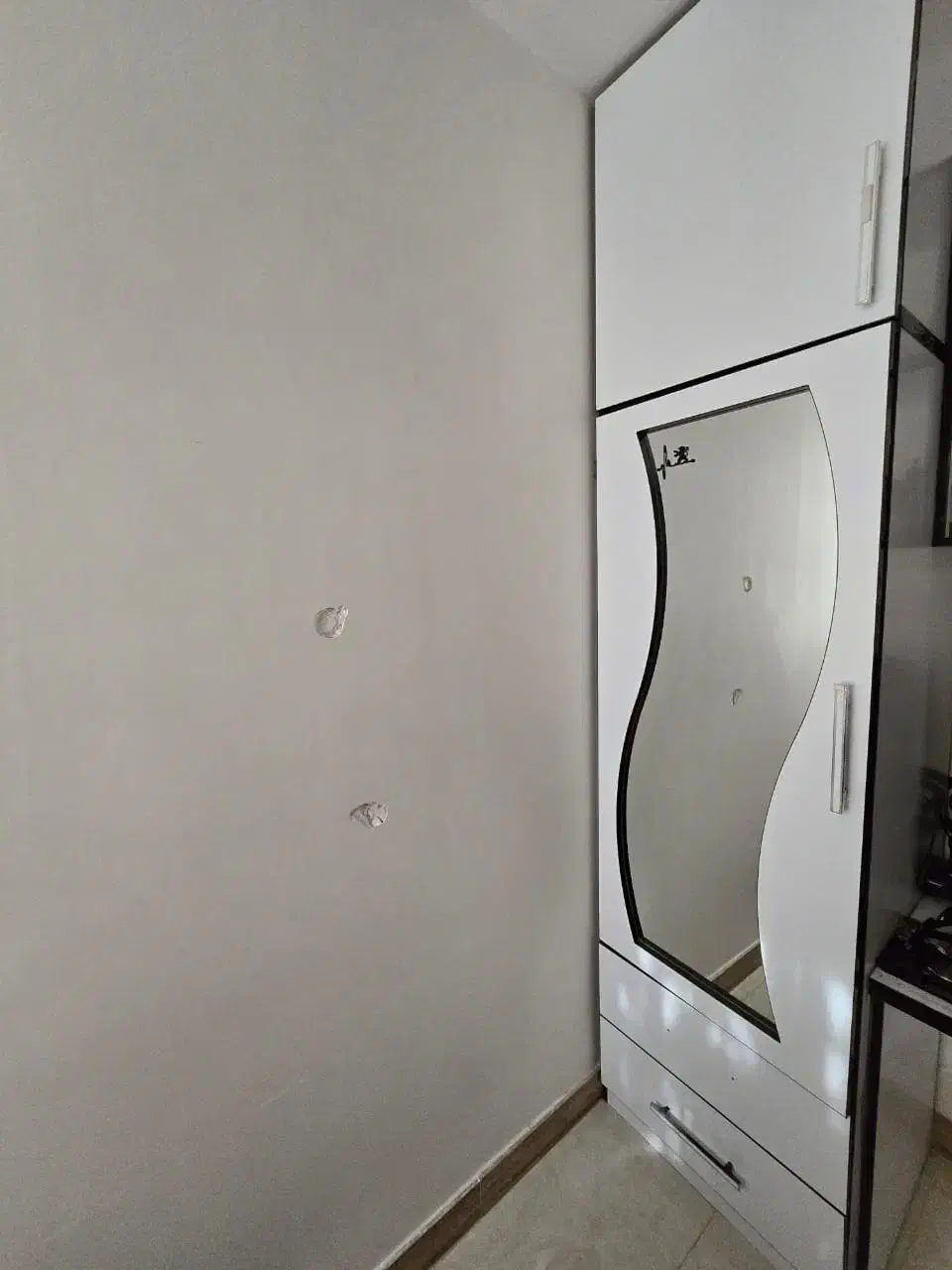 کمد دیواری میز تحریر کتابخونه|جاکفشی، کمد، دراور|لشت نشا, |دیوار