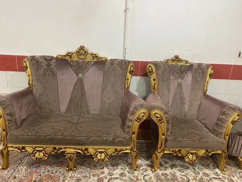 مبل ۷ نفره|مبلمان خانگی و میز عسلی|تاکستان, |دیوار