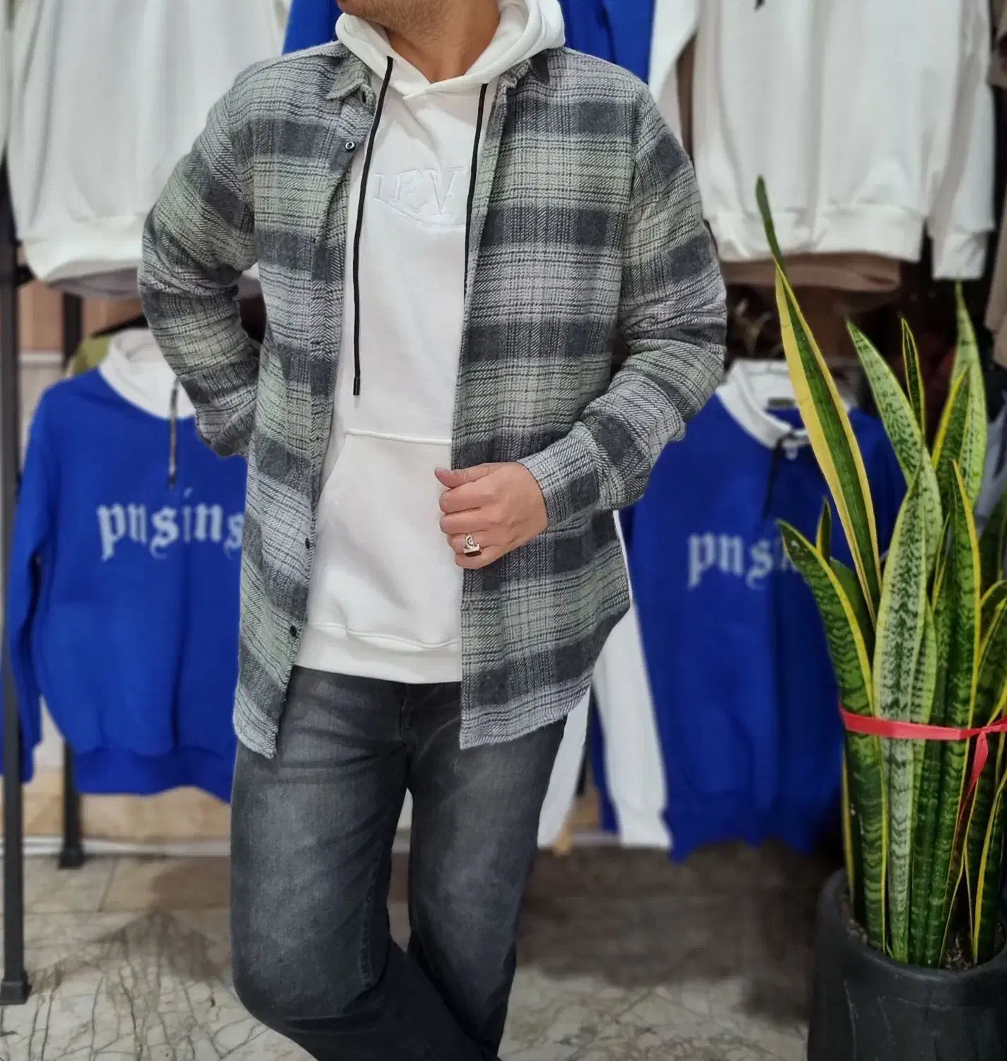 پیراهن پنبه کتی کشمیر خیلی ضخیم و گرم|لباس|مشهد, سرافرازان|دیوار