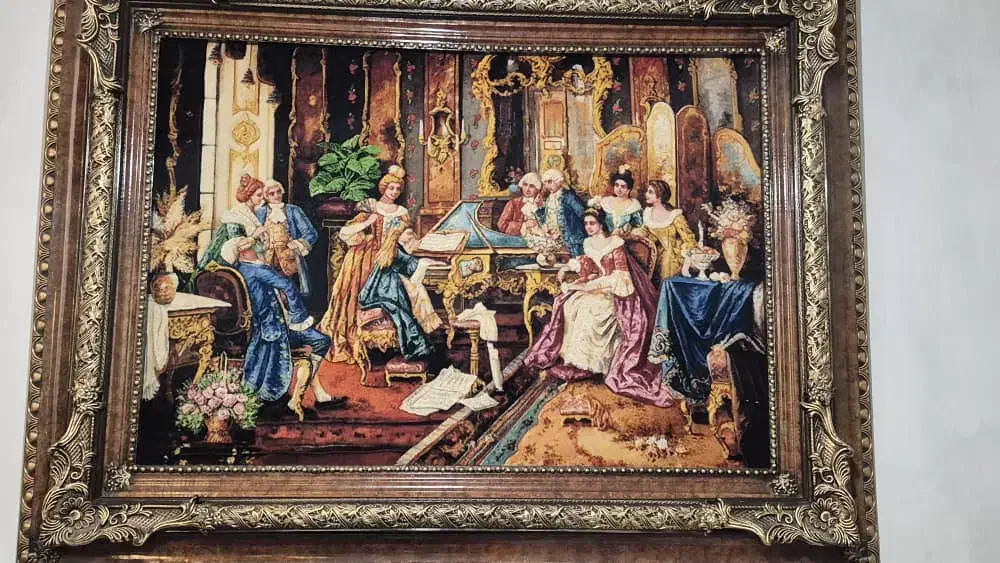 تابلو فرش دستبافت|تابلو فرش|کنگاور, |دیوار