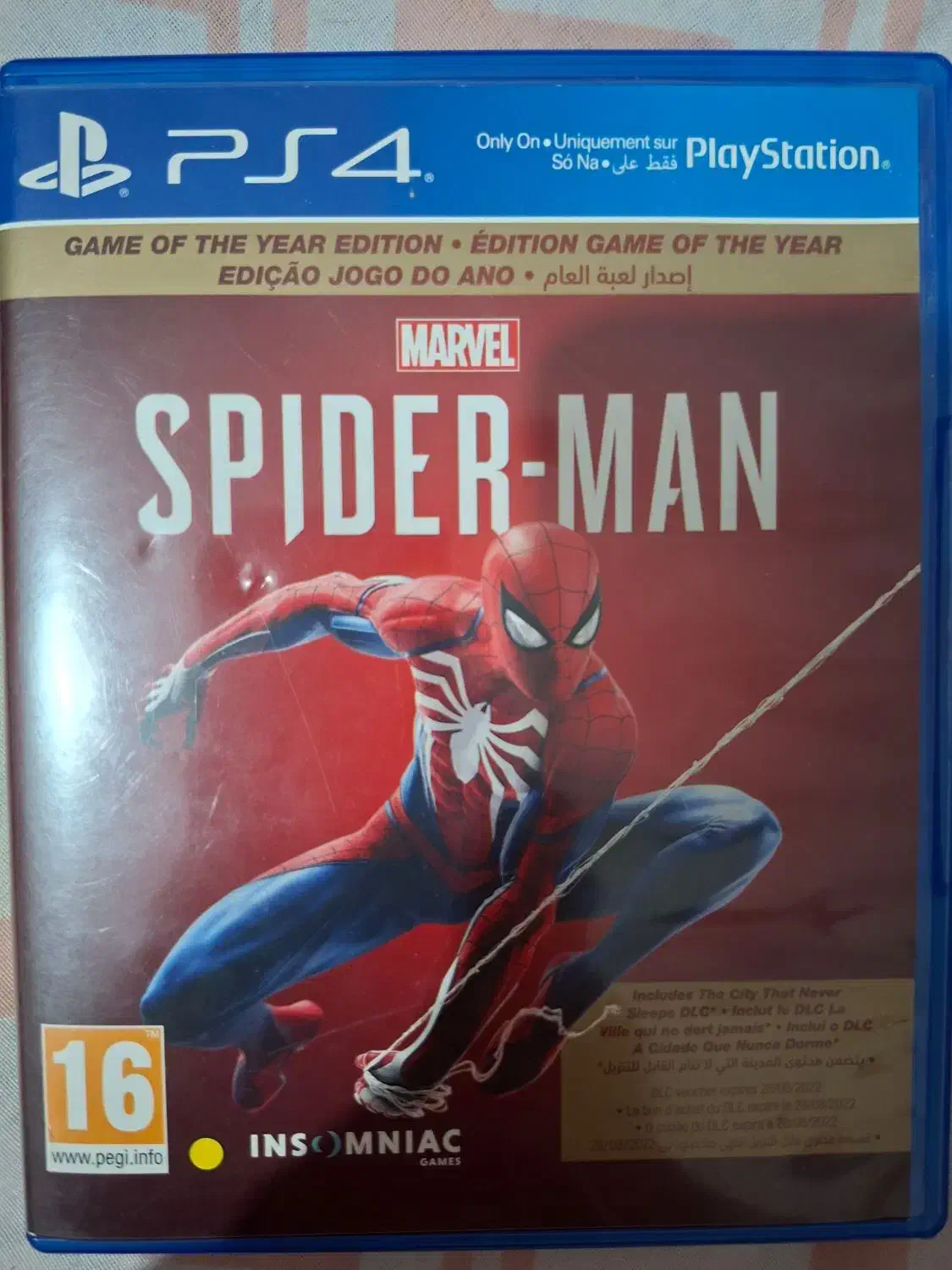 بازی اسپایدرمن ۱ ورژن Game of the year   مخصوص Ps4|کنسول، بازی ویدئویی و آنلاین|رشت, علی آباد|دیوار