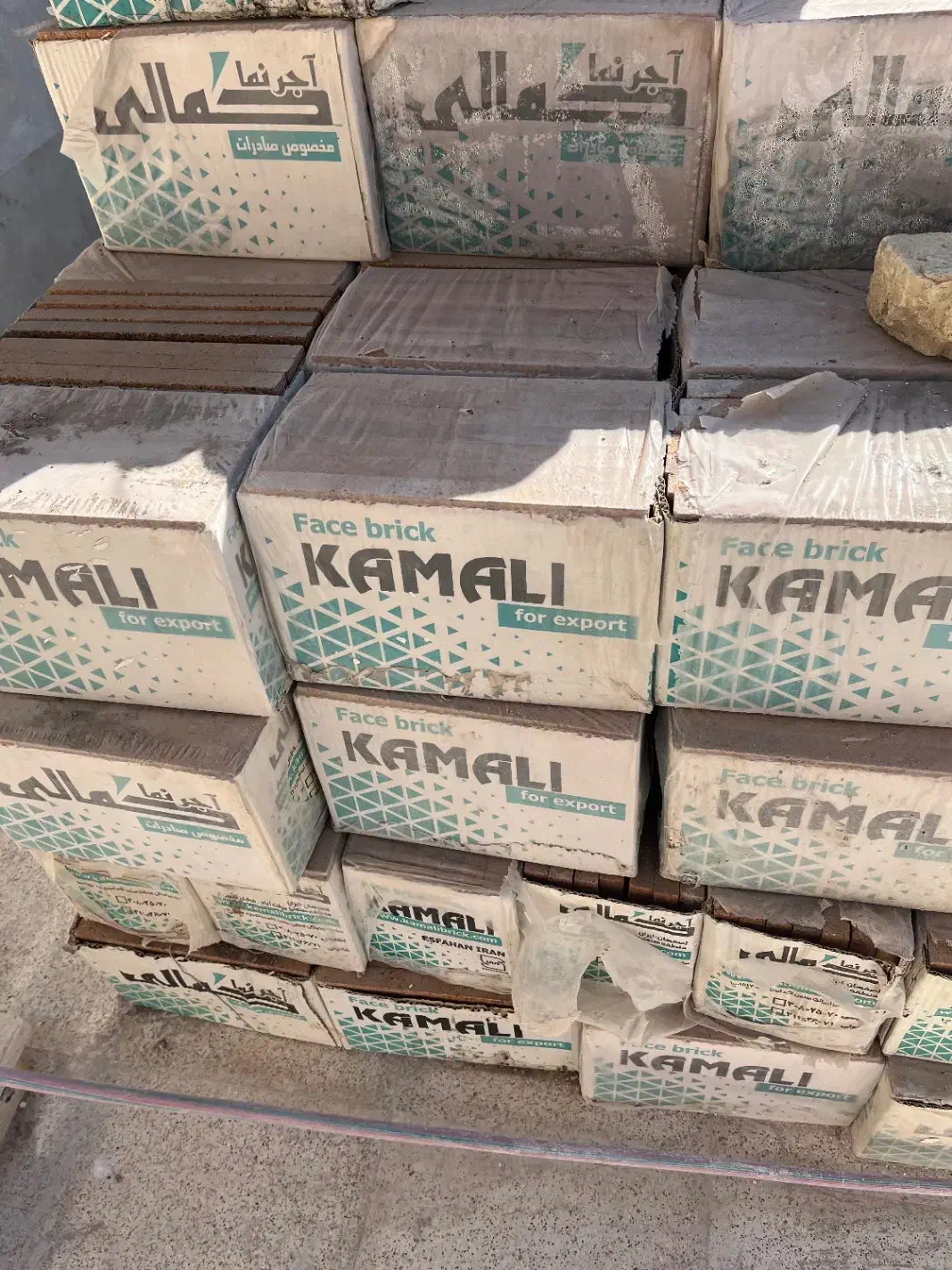 حدود ۷۰کارتن آجر شاموتی جنس درجه یک|مصالح و تجهیزات ساختمان|اردستان, |دیوار