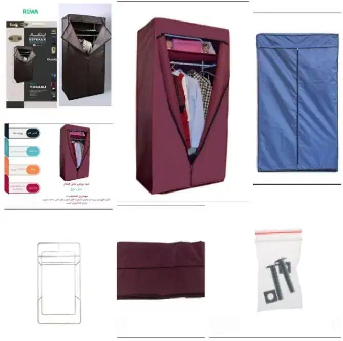 کمد لباس ، نظم دهنده لباس و کاور رخت خواب|جاکفشی، کمد، دراور|گرگان, |دیوار