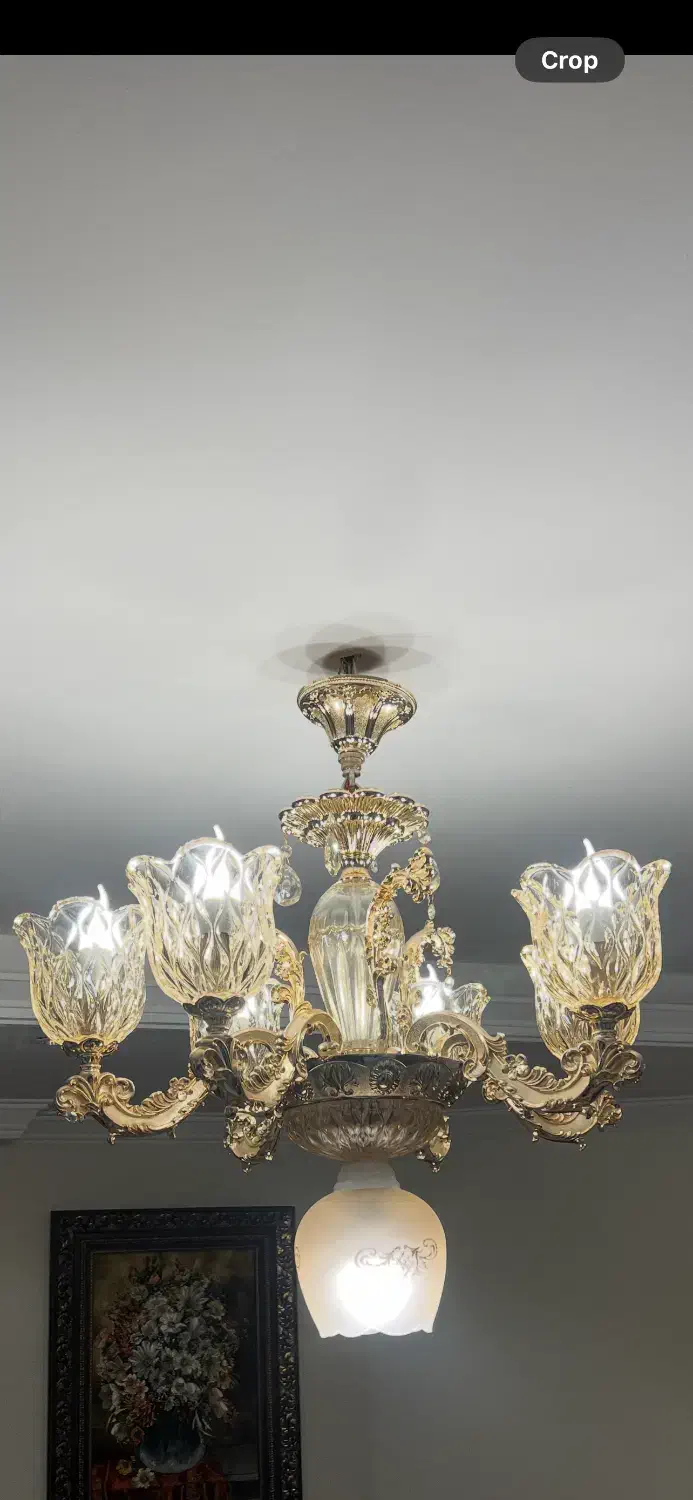 لوستر|لوستر و چراغ آویز|مشکیندشت, |دیوار