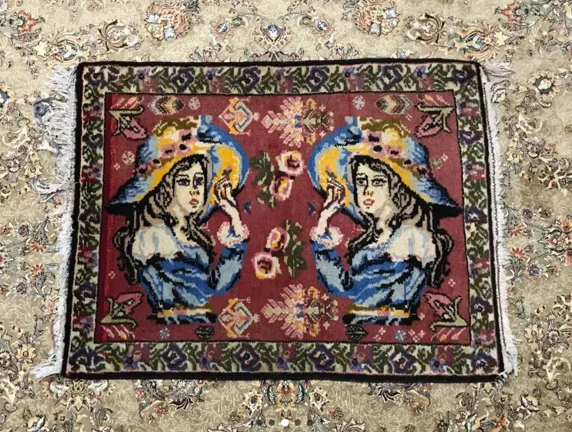 تابلو فرش دستباف|تابلو فرش|مهاباد (آذربایجان غربی), |دیوار