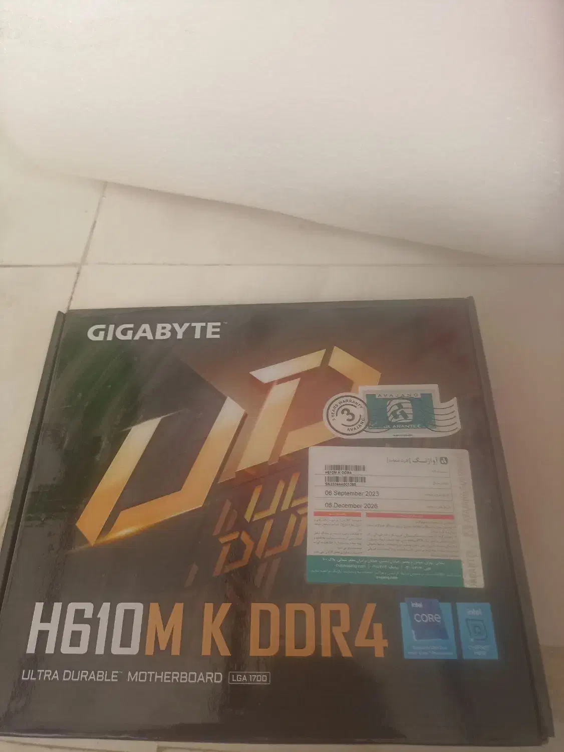 مادربرد h610 mk gyga d4|قطعات و لوازم جانبی رایانه|روانسر, |دیوار