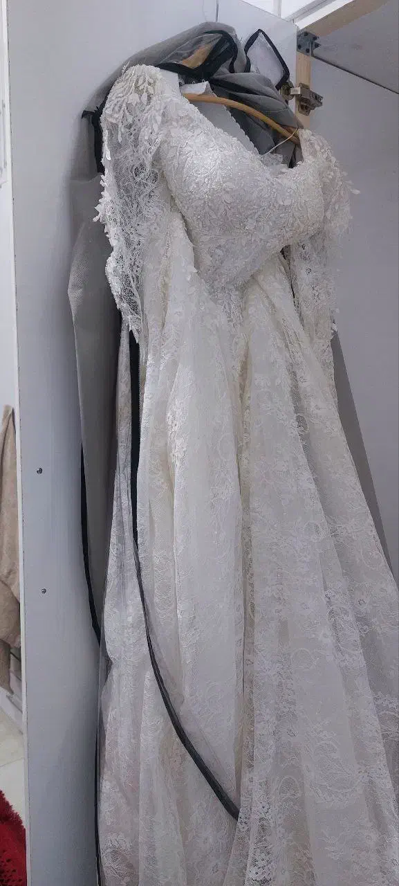 لباس عروس دانتل فرانسوی|لباس|قرچک, زیبا شهر|دیوار