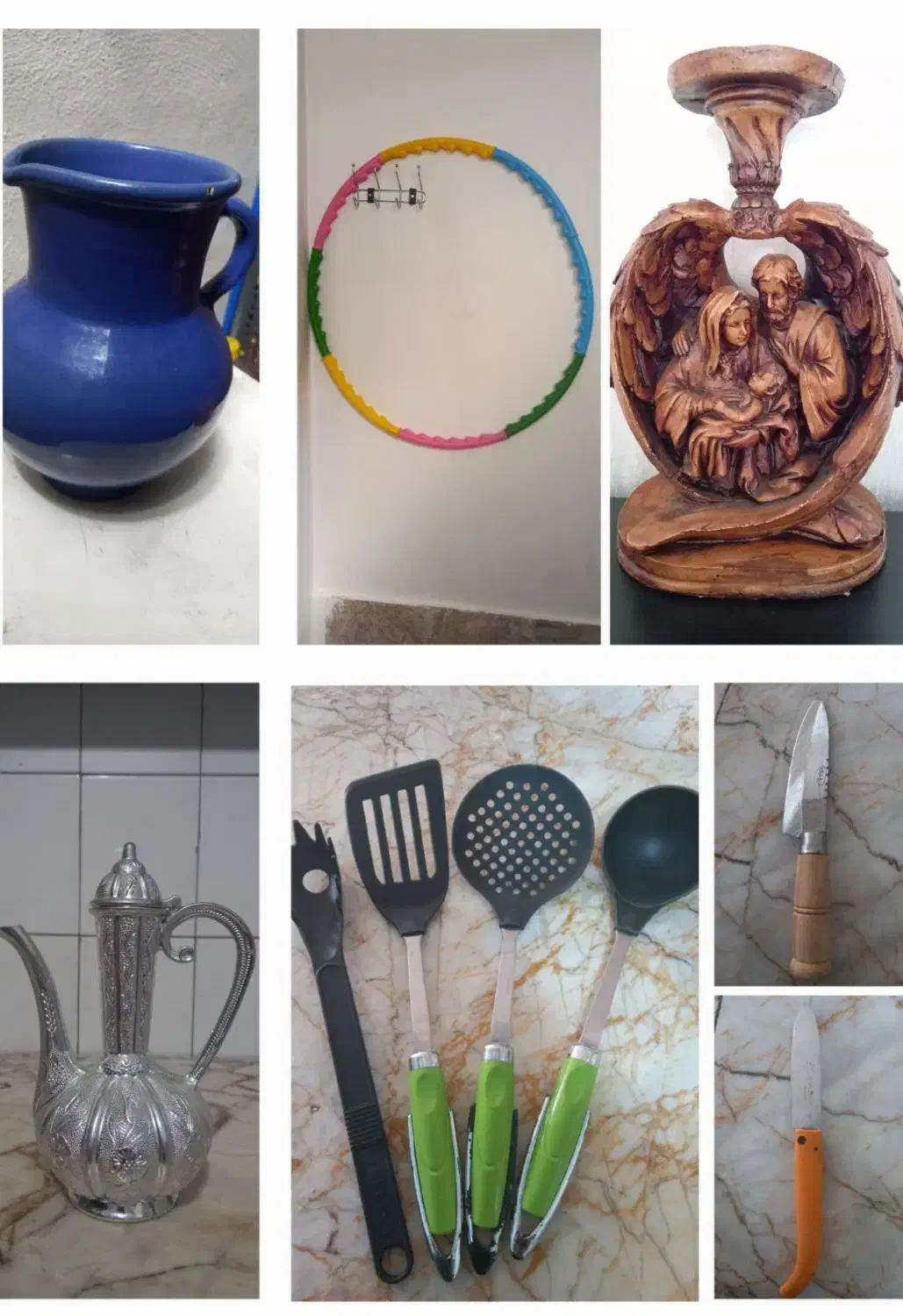 چاقو لباس کتاب عروسک گلاب پاش پارچ کفش کیف|ظروف نگهدارنده، پلاستیکی، یک‌بارمصرف|مشهد, انقلاب|دیوار