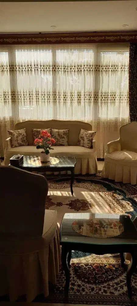 پرده تور سفید|پرده، رانر، رومیزی|کرج, گلشهر|دیوار